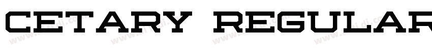 Cetary Regular字体转换 Cetary Regular字体转换